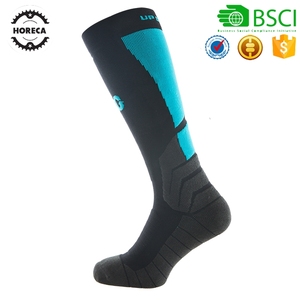 Nuevos hombres senderismo calcetín calidad unisex <span class=keywords><strong>muslo</strong></span> mediados de los deportes calcetines de compresión running - Product Image 3