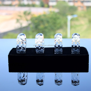 Elegant Wedding Decoration Crystal Glass Napkin Ring and Holder - Product Image 2