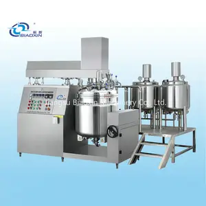 Bxzrj SS304/316L Cream Pasta Salep Lotion Gel Conditioner Saus Susu Vacuum Homogenizer Mixer