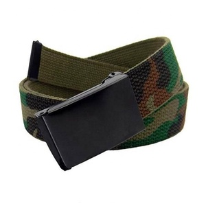 Sabuk Web taktis untuk pria & anak laki-laki, sabuk katun satu ukuran dapat disesuaikan - Product Image 6