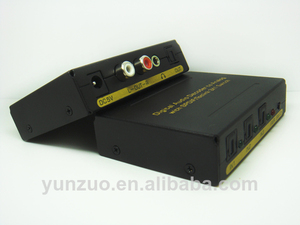 Los <span class=keywords><strong>puertos</strong></span> 3 decodificador de <span class=keywords><strong>audio</strong></span> <span class=keywords><strong>digital</strong></span> a analógico con <span class=keywords><strong>spdif</strong></span>/toslink 3x1 interruptor de nuevo producto en el - Product Image 1