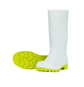 Sản Xuất Tại Trung Quốc PVC Công Nghiệp Thực Phẩm An Toàn Cao Su Gumboots Cho Nơi Làm Việc