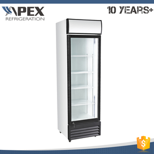 Supermarket Adjustable Heavy Duty Shelf <strong>LG</strong> Vertical Single <strong>Door</strong> Showcase <strong>Refrigerator</strong> - Product Image 4