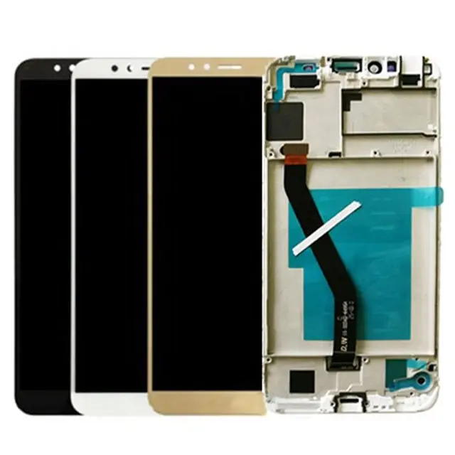 Voor Huawei Y6 2018 Lcd Touch Screen Digitizer Met Frame Front Behuizing