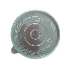 Flat PP Plastic Food Container Lid Cover 90mm, 100mm, 112mm, 120mm, 135mm, 140mm, 150mm, 165mm, 175mm, 183mm