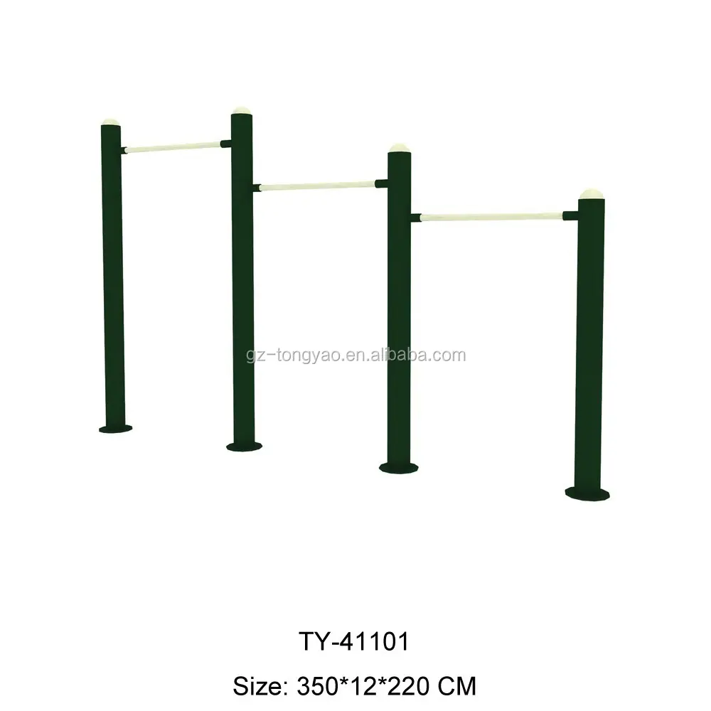 Outdoor Fitness Pull-Up Bars Exercise Equipment for Park Use Made of Steel Pipe