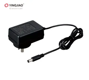 AU Steker Adaptor Dinding 220V Ke 9V 2A 18W 12V AC DC Adaptor Daya dengan Persetujuan RoHS