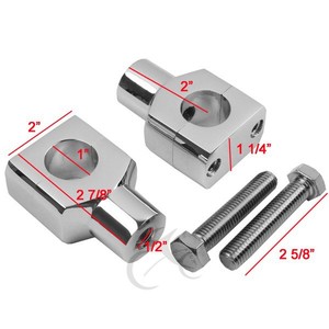 TCMT MT030-008 1&quot; Shorty Motor Handlebar Riser Clamp for Fat Boy Dyna <strong>Sportster</strong> Touring <strong>Motorcycle</strong>