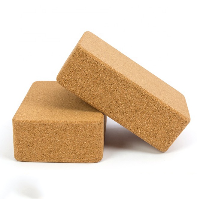 Индивидуальный блок для йоги из натуральной пробки