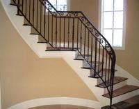 Haute qualité En Fer Forgé Rampe D'escalier De Luxe Européen Décoratif balustrade de balcon En fer Forgé