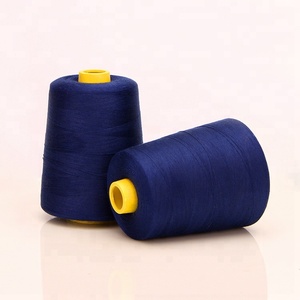 Hilo de coser de poliéster para tela vaquera, tejido de algodón, 40-80, 30/2, 29/3, 20/2, 20/3, fabricante Industrial - Product Image 2