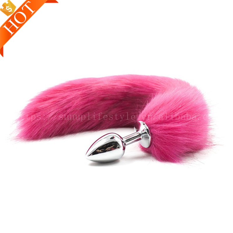 Stainless Steel Fox Tail Anal Plug