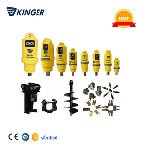 KINGER حفار صغير آلات حفر حفر هيدروليكي آلة سعر اوجير الأرض