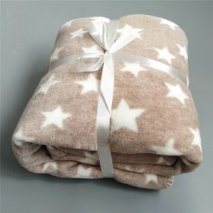 Double Sided Super Soft Plush New Born Baby Coral Fleece <strong>Blanket</strong> Cute Custom <strong>Star</strong> Design Kids Thick Flannel Polar Fleece <strong>Blanket</strong> - Product Image 2