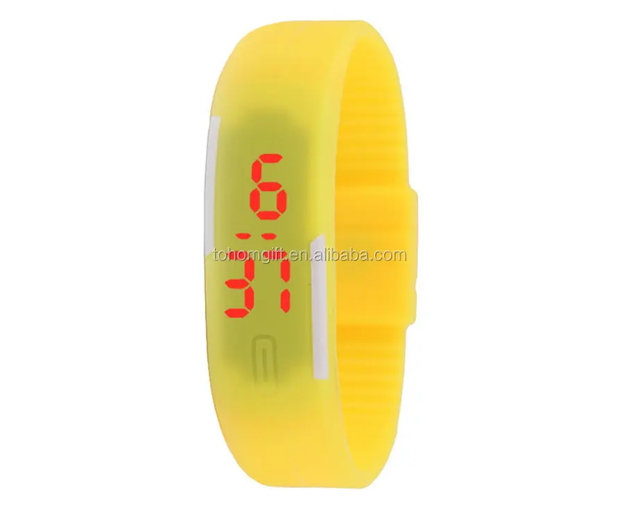 공장 저렴한 터치 스크린 LED 팔찌 디지털 시계 키즈 손목 시계 남자 스포츠 손목 시계