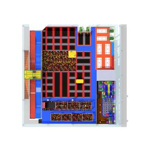 Nieuw Aangepast Ontwerp Kinderen Indoor Rechthoekig <span class=keywords><strong>Trampoline</strong></span> Bed Park - Product Image 4