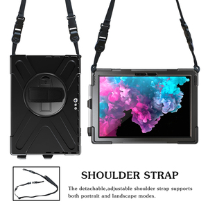 เคสกันกระแทกสำหรับโทรศัพท์,เคสแท็บเล็ต Microsoft <span class=keywords><strong>Surface</strong></span> <span class=keywords><strong>Pro</strong></span> 4 5 6 <span class=keywords><strong>7</strong></span>หมุนได้360องศาทนทา<span class=keywords><strong>น</strong></span> - Product Image 2