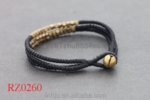 Main <span class=keywords><strong>multicouche</strong></span> isolation perles pas cher personnalisé en laiton cloche bracelet - Product Image 2