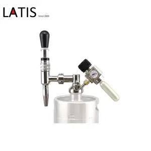 Système de fût à bière en acier inoxydable de 30 psi, 2L, 4L, 5L, pour la préparation de café froid au nitro - Product Image 1