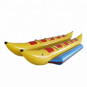अनुकूलित उच्च गुणवत्ता टिकाऊ केले नाव के लिए inflatable पानी पार्क खेल