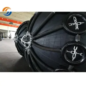 Pneumatic Rubber Fender Top Supplier 3.3 x 6.5m 50kPa Ship Berthing Yokohama Fender