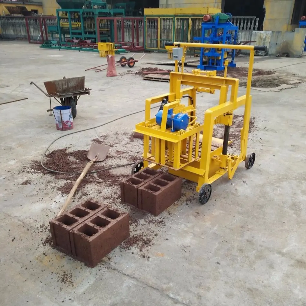 QMR2-45 Hohl zement beton hausgemachte Block Ziegel machen Maschine Preis einfache solide Ziegel Maker Maschine zum Verkauf in Kerala