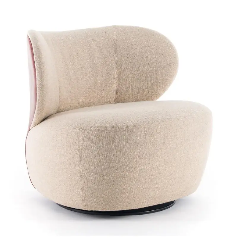 Personnalisable D'OEM meubles de salon spacieux et courbes rondes Bao Walter salon Eoos Bao fauteuil pivotant