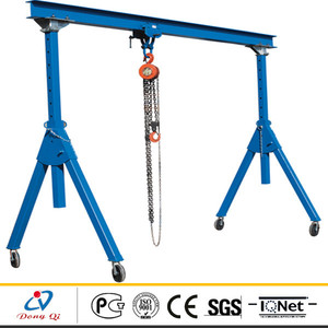 Bán Hot Customized 2 3 5 Tấn 4 Bánh Xe Một Khung Mini Nhỏ Xách Tay Di Động Giàn Cẩu Với Chuỗi Palăng Để Bán - Product Image 6