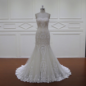 Precio razonable sposa abito XF1119 sirena moda 2017 vestidos de boda - Product Image 1
