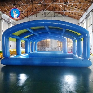 Grande <span class=keywords><strong>piscine</strong></span> gonflable pour adultes, fabriquée en Chine, parc aquatique extérieur pour la maison ou la terre, avec des jeux amusants - Product Image 4