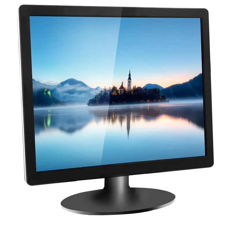 square lcd monitor 15 17 18.5 19 inch VGA+USB