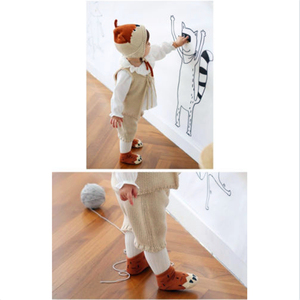 Chaussettes antidérapantes 0-4T, 1 paire, patte mignonne, pour bébés garçons et filles - Product Image 5