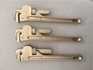 14Inch Beryllium Bronze Không Phát Ra Tia Lửa An Toàn Dụng Cụ Cầm Tay Ống Cờ Lê Tong Ống Spanner Stilson - Product Image 3