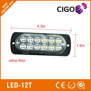 2023 Đèn Led Xe Hơi 12 LED 36W Màu Xanh Lá Cây Mỏng Đèn Led Cảnh Báo Nhấp Nháy Đèn LED 12V Đèn Khẩn Cấp 12V-24V - Product Image 5