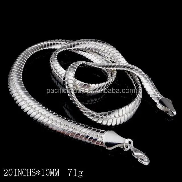 silver sterling snake chain necklace jewelry 925 silver chain jewelry man necklace jewellery