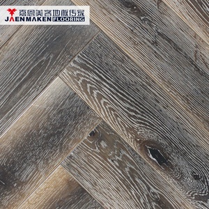 <span class=keywords><strong>Parquet</strong></span> en chêne blanc brossé à chevrons, multicouche, moderne - Product Image 5