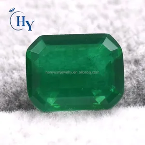 2017 novo produto para o brasil joyeria esmeralda corte imitação de pedras preciosas esmeralda para fabricação de jóias
