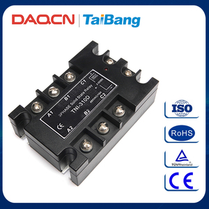 DAQCN 2016 Venta Caliente 10A Trifásico 480VAC Relé <span class=keywords><strong>de</strong></span> <span class=keywords><strong>Estado</strong></span> Sólido Ssr $ Number Fases - Product Image 1