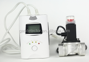 <span class=keywords><strong>Maison</strong></span> intelligente utilisation LIE/CO détecteur D'alarme De Fuite de Gaz avec Vanne d'arrêt GSM fonction - Product Image 2