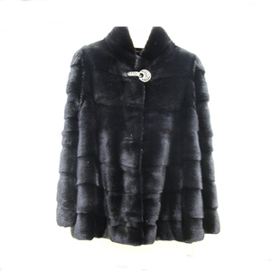 China Supplier Black Mink Fur Coat And Women Mink Fur Jacket