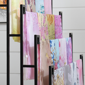 Estantería de Acero Inoxidable <span class=keywords><strong>para</strong></span> Exhibición de Bufandas en Tiendas de Ropa, con Tamaño y Color Personalizados, Garantía de 3 Años <span class=keywords><strong>para</strong></span> Comercios Minoristas - Product Image 5