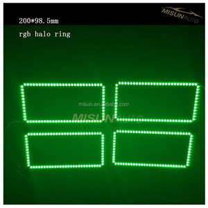 Dc12v rojo verde azul rgb colorshift led angel eye car luz de niebla de la linterna de luz - Product Image 4