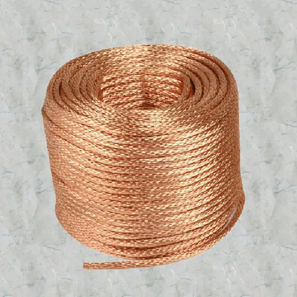 flexible bare braided copper wire