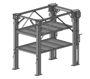 <span class=keywords><strong>Elevador</strong></span> <span class=keywords><strong>de</strong></span> almacenamiento para vehículo <span class=keywords><strong>de</strong></span> 3 DFPS3-2P - Product Image 3