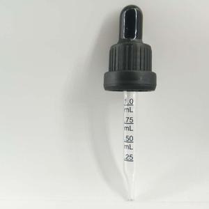 18/415 Tutup Penitis Tamperproof, dengan 77Mm <span class=keywords><strong>Pipette</strong></span> Bergradasi Panjang untuk Botol Minyak Esensial Penetes Kaca Terkalibrasi - Product Image 4