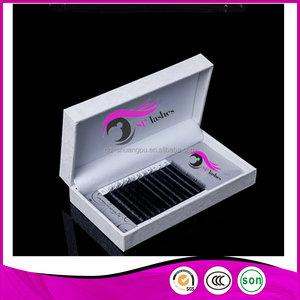 100% de las extensiones de pestañas LASH Falso C U R L CURL verdadera hecha a mano de visón pestañas piel de la piel del visión - Product Image 4