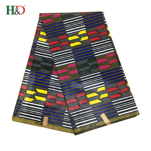 H & D Chaude Pas Cher Bonne Qualité Africain Conception Java Impression Tanzanie Cire Tissu Pour la Vente En Gros - Product Image 4