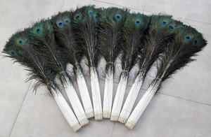 70-80Cm Trang Trí Nội Thất Lông Công Lông Bán Buôn Nhà Cung Cấp Tự Nhiên Lông Công Để Bán Giá Rẻ - Product Image 4