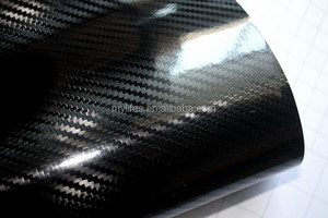 MYLIFE'S garantía 5 años negro brillante del abrigo del coche 5D Viny fibra de carbono - Product Image 2