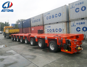 1000 ton multi- as extra zware speciaal transport equipment zelf- aangedreven modulaire trailer te koop - Product Image 3
